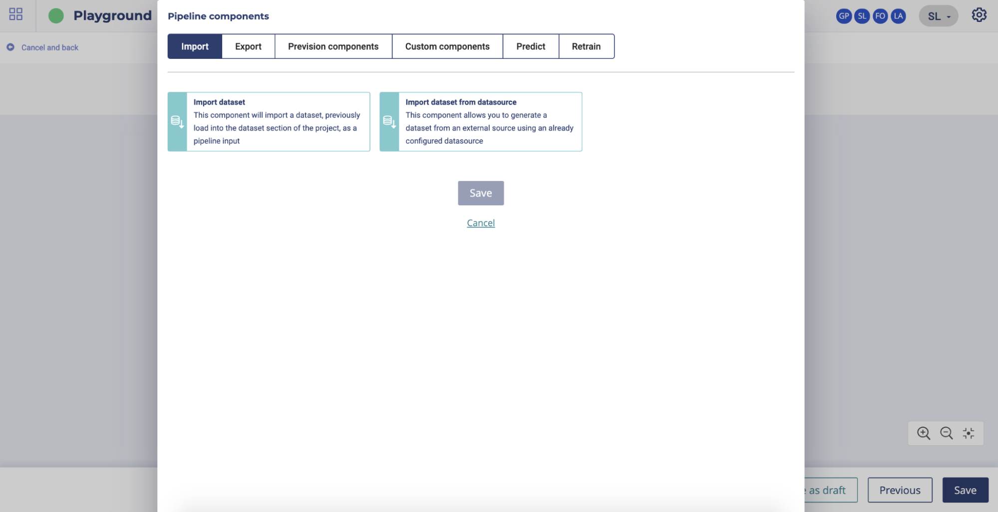 Choosing an input node